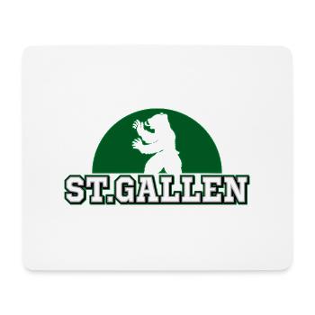 Saint-Gall - Tapis de souris (format paysage) - blanc - Devant