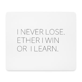 Affirmation Sprüche Motivation - Mousepad (Querformat) - Weiß - Vorne