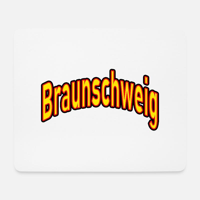 Braunschweig - Mousepad (Querformat) - Weiß
