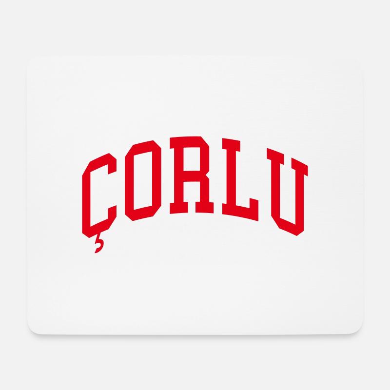 Çorlu - Mousepad (Querformat) - Weiß