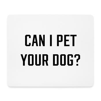 Hund Dog - Mousepad (Querformat) - Weiß - Vorne