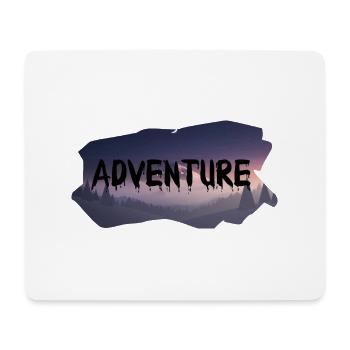 Adventure Travel Hiking Mountain - Mouse Pad (horizontal) - white - Front