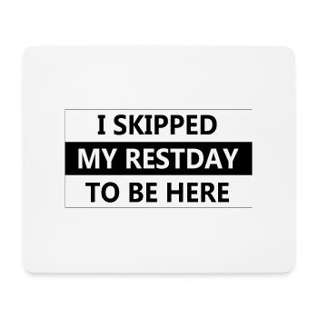 Marathon Triathlon Running Jogging Biking Cycling - Mouse Pad (horizontal) - white - Front