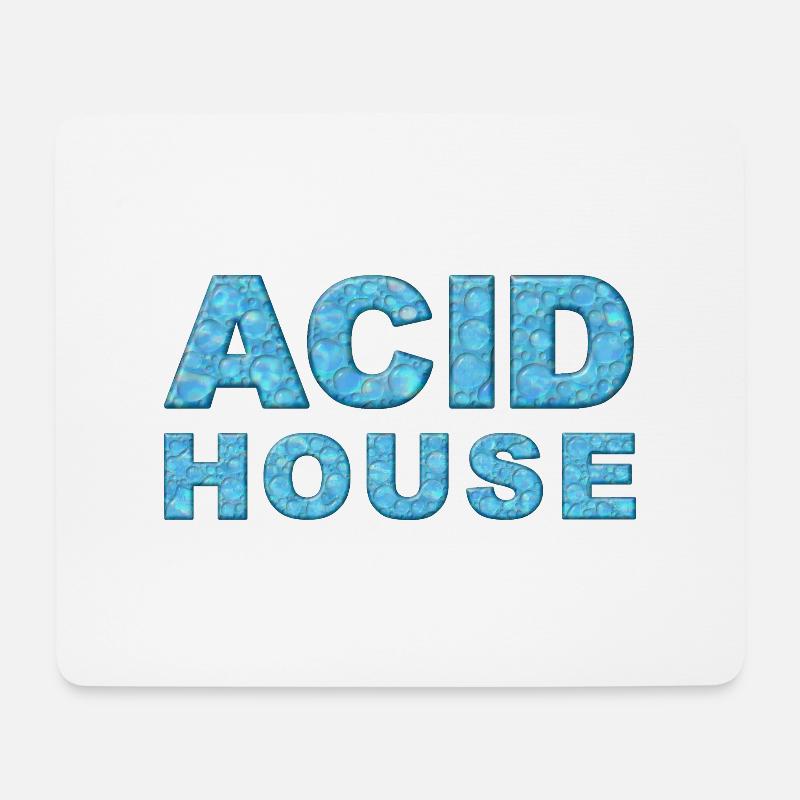 Acid House - Mouse Pad (horizontal) - white