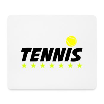 tennis 01 - Mousepad (Querformat) - Weiß - Vorne