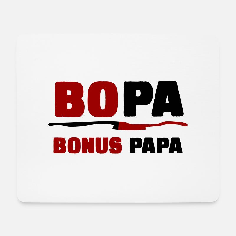 Bonus Papa - Mousepad (Querformat) - Weiß
