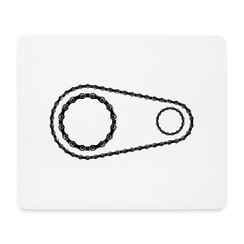 Triathlon Swim Bike Run - Mouse Pad (horizontal) - white - Front