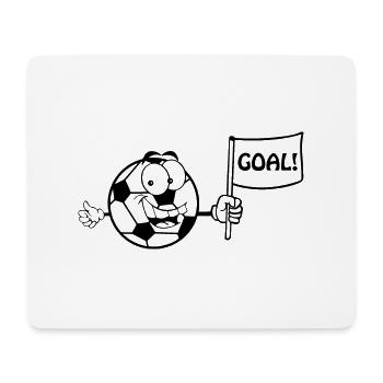 Fußball Soccer - Mouse Pad (horizontal) - white - Front