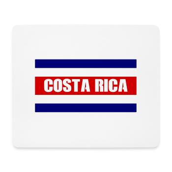 Drapeau du Costa Rica - Tapis de souris (format paysage) - blanc - Devant