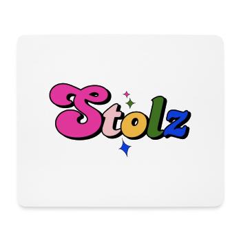 STOLZ PRIDE LGBTQ+ SLOGAN - Mousepad (Querformat) - Weiß - Vorne