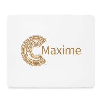 Pour Maxime - Tapis de souris (format paysage) - blanc - Devant