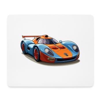Sportwagen - Mousepad (Querformat) - Weiß - Vorne