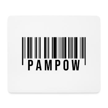 Pampow Strichcode - Mousepad (Querformat) - Weiß - Vorne