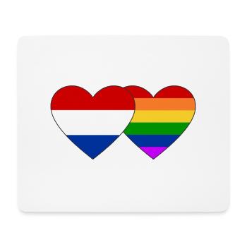 Holland Rainbow Flag - Mouse Pad (horizontal) - white - Front