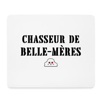 chasseur de belle-mères - Tapis de souris (format paysage) - blanc - Devant