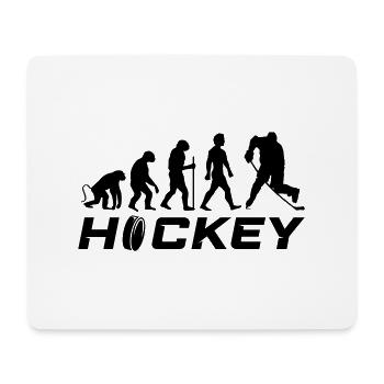 hockey evolution 1 - Mousepad (Querformat) - Weiß - Vorne