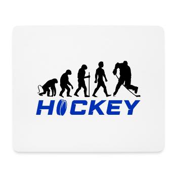hockey evolution - Mousepad (Querformat) - Weiß - Vorne