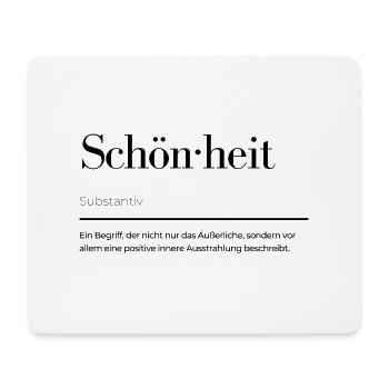 Schönheit - Mousepad (Querformat) - Weiß - Vorne