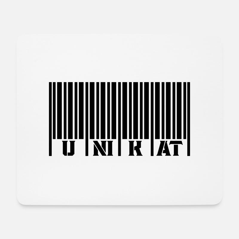 barcode unikat - Mousepad (Querformat) - Weiß