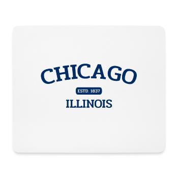 Chicago - Estd. 1837 - Illinois - USA - America - Mousepad (Querformat) - Weiß - Vorne