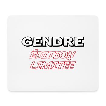 GENDRE édition limitée - Tapis de souris (format paysage) - blanc - Devant