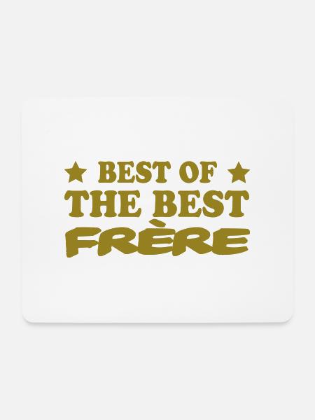 DAS BESTE VOM BESTEN Bruder - Mousepad (Querformat) - Weiß