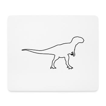 dinosaure - Tapis de souris (format paysage) - blanc - Devant