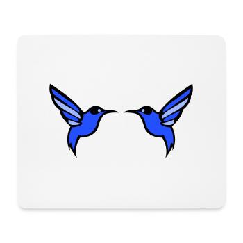 hummingbird bird 2 - Mouse Pad (horizontal) - white - Front