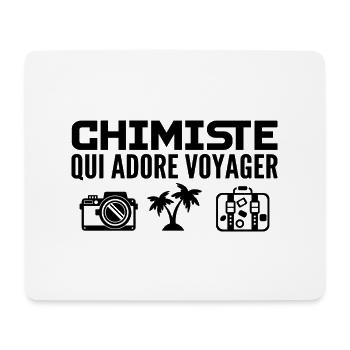 Reisende & Chemiker: Leidenschaft & Entdeckung - Mousepad (Querformat) - Weiß - Vorne