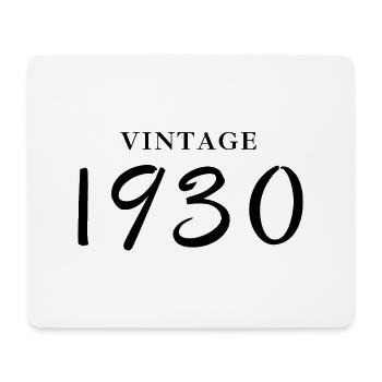 Jahrgang 1930er Jahre - Geschenkidee zum Geburtstag - Mousepad (Querformat) - Weiß - Vorne