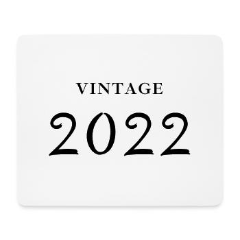 Jahrgang 2022-Jubiläum Geschenkidee - Mousepad (Querformat) - Weiß - Vorne