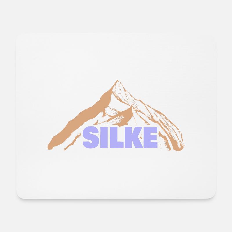 Geschenkidee Silke - Mousepad (Querformat) - Weiß