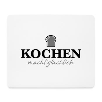 funny cooking apron - Mouse Pad (horizontal) - white - Front