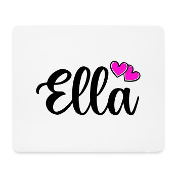 Ella Name - Mouse Pad (horizontal) - white - Front
