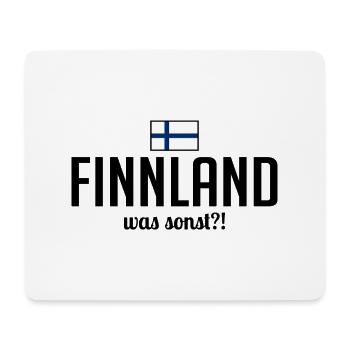 Finlande quoi d’autre dire vacances en Scandinavie - Tapis de souris (format paysage) - blanc - Devant