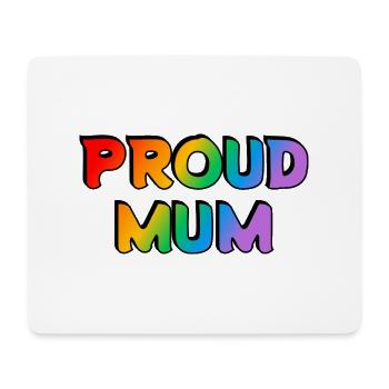 Stolze Mama - Mousepad (Querformat) - Weiß - Vorne