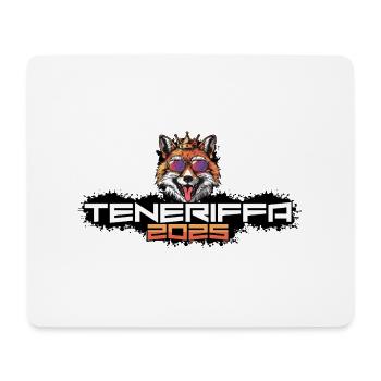 Teneriffa 2025 Party Fuchs - Mousepad (Querformat) - Weiß - Vorne