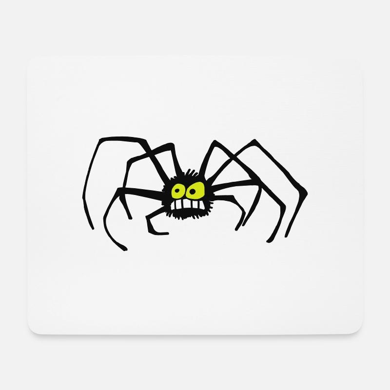 Die Spinne - Mousepad (Querformat) - Weiß