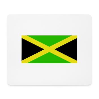 Jamaika, jamaica, fahne, flagge - Mousepad (Querformat) - Weiß - Vorne