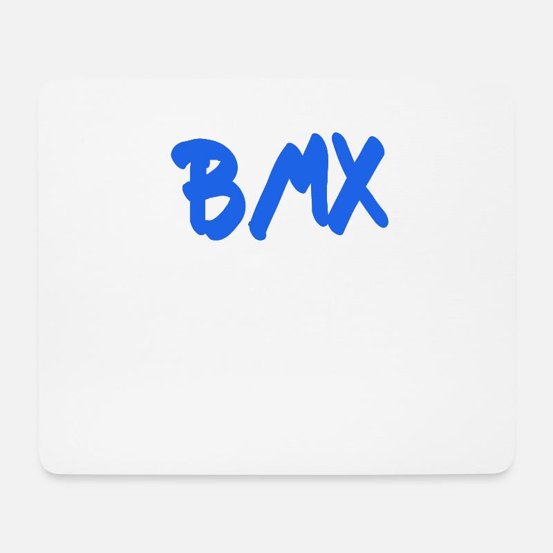 BMX - Mousepad (Querformat) - Weiß