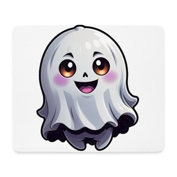 Happy Halloween Ghost Ghost - Mouse Pad (horizontal) - white - Front