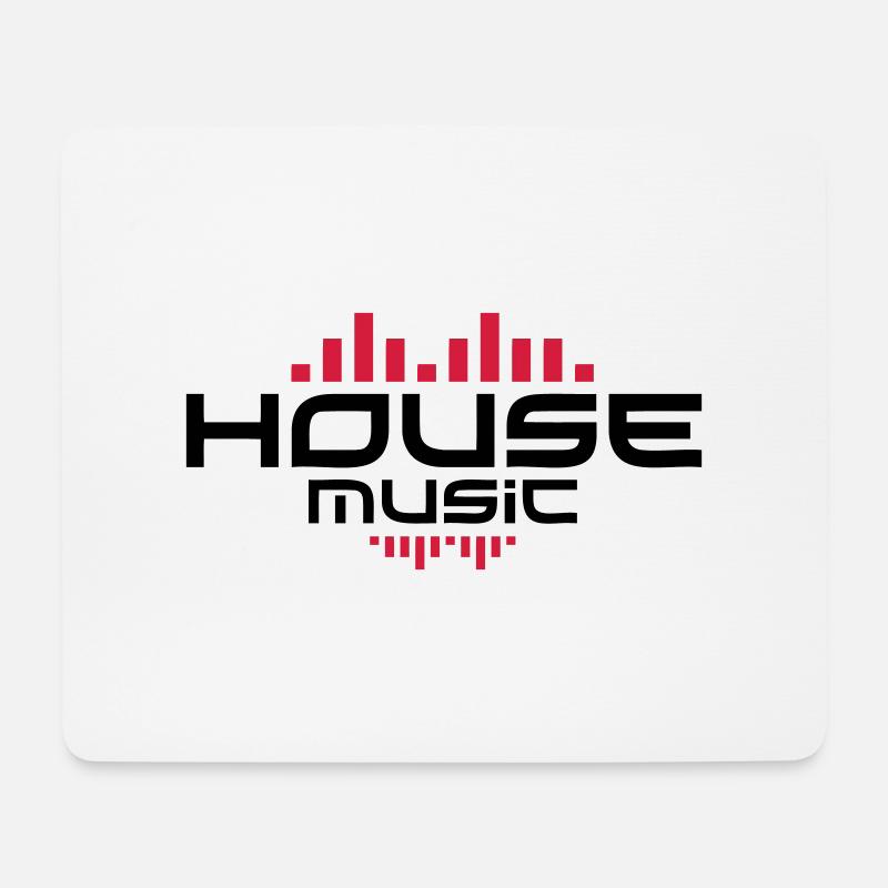 House Music - Mouse Pad (horizontal) - white