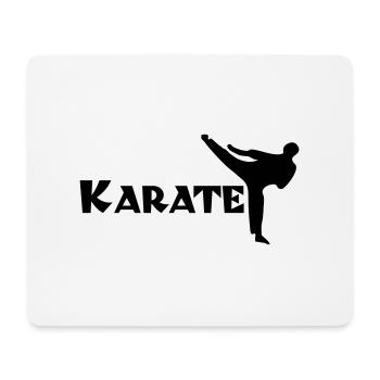 karate - Mousepad (Querformat) - Weiß - Vorne