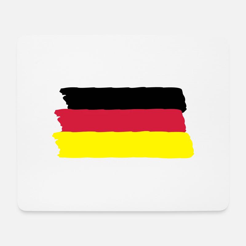 deutschland - Mousepad (Querformat) - Weiß