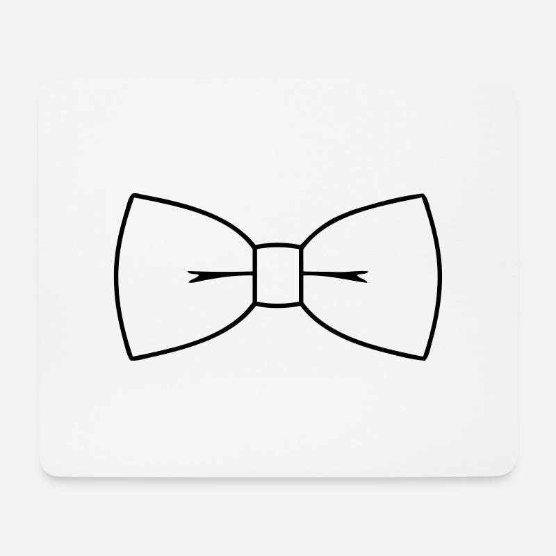 Fliege - Mousepad (Querformat) - Weiß