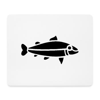 "Celtic" Fish - Mousepad (Querformat) - Weiß - Vorne