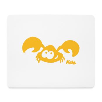 Crabe (2c) - Tapis de souris (format paysage) - blanc - Devant