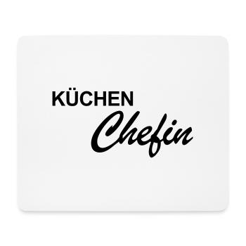 Küchenchefin - Koch - Mousepad (Querformat) - Weiß - Vorne