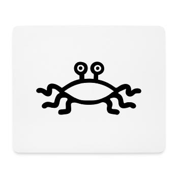 Flying Spaghetti Monster - Mousepad (Querformat) - Weiß - Vorne
