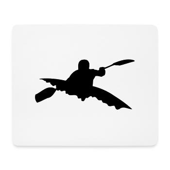 kayak sport - Mouse Pad (horizontal) - white - Front